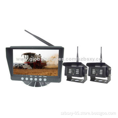 7-inch Wireless Car Camera System for Fire Trucks